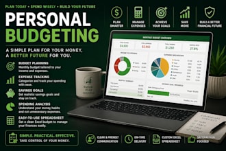 create a simple personal budget and expense plan