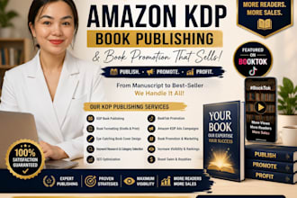 amazon kdp book publishing, booktok promotion, book promotion for amazon kdp ads