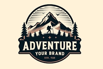 make high quality graceful adventure logo