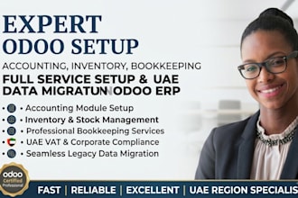 setup odoo accounting module inventory bookkeeping uae data migration odoo erp