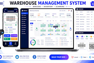 build a warehouse management system with barcode scanning