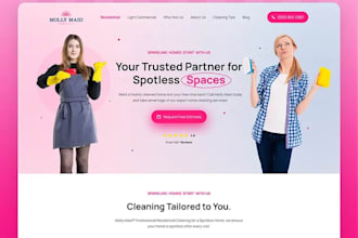 create a professional business portfolio website for your company
