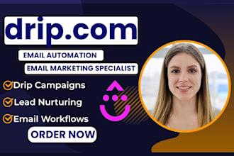 setup drip email marketing crm automation drip sequence lead nuturing campaigns