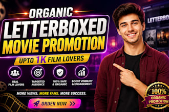 organic letterboxd movie promotion to grow your audience and boost engagement