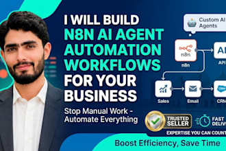 build n8n ai agent automation workflow for your business
