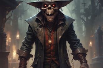 create an epic supernatural dark fantasy tale