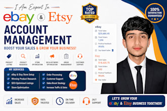 do ebay and etsy account mangement a to z