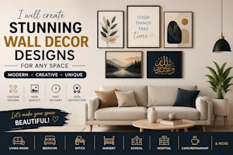 create stunning wall decor designs for any space