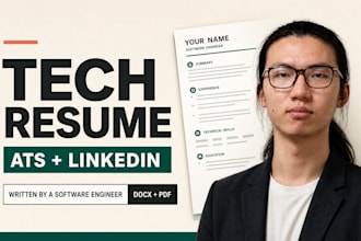 rewrite your software engineer resume and linkedin for ats