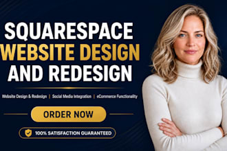 build squarespace website design, redesign squarespace website SEO design square