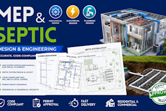 design mep systems and septic layout for your project