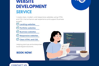 html and CSS website development