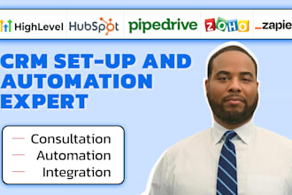 crm automation expert zoho one CRM, zoho campaigns, pipedrive gohighlevel crm