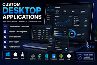 develop a custom desktop app