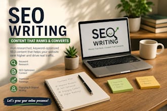 write SEO optimized articles and blog post