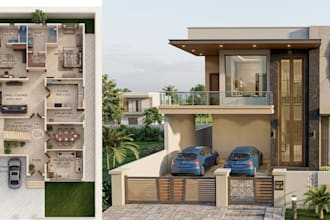 create professional 2d floor plans, 3d plans and elevations