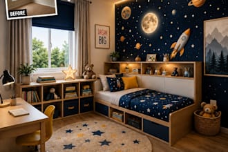 design a custom kids or teen room around your budget