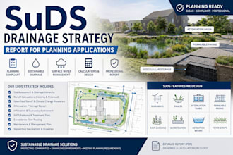 do suds drainage strategy report for planning applications