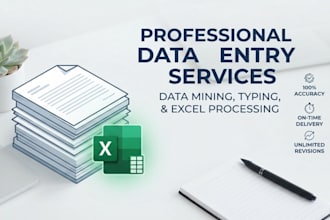 data entry and typing
