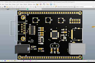 do pcb design, pcb layout, circuit and schematic design in altium designer