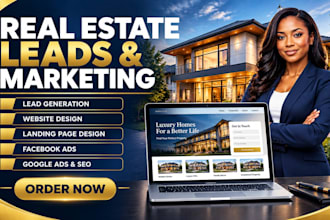 generate real estate leads and design a professional real estate website