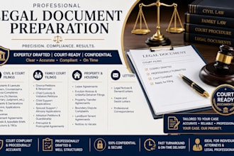 draft court complaints, motions, legal notices, and petitions