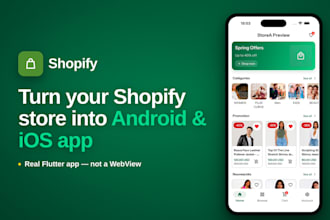 create an android and ios app for your shopify store