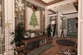 decorate the interior or exterior of your bloxburg build