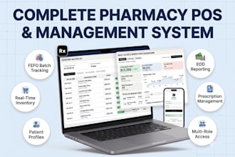 customize ultimate pharmacy pos, erp and sale software