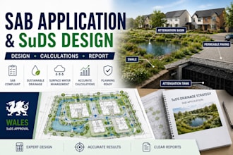 do sab application suds drainage design and calculations