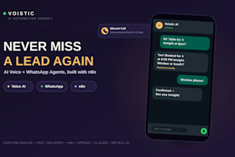 build ai voice agents and n8n automation workflows