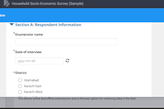 design and set up your kobocollect survey form