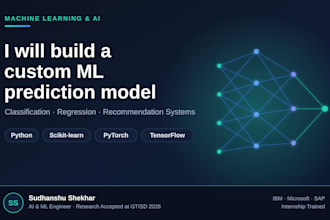 build a machine learning model for prediction or classification using python