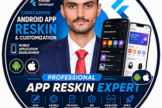 reskin, reskin codecanyon app, flutter, flutter UI