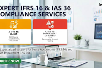 build ifrs 16 lease schedules and ias 36 impairment models
