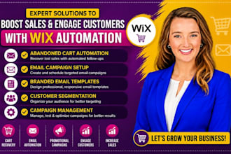 setup wix ecommerce abandoned cart automation  email campaign management