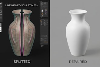 fix repair and modify stl files for 3d printing expert mesh repair