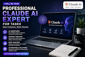 be your professional claude ai expert for tasks