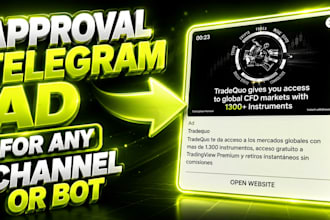 setup telegram ad, fix telegram ad, telegram advertising, telegram ad campaign