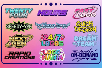 design y2k streetwear logo for clothing or fashion brand