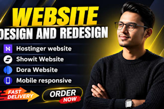 design showit website showit template customization, dora, hostinger website