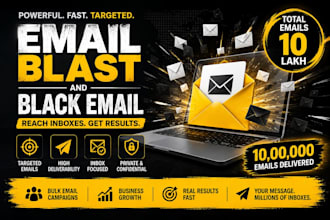 send bulk email campaign email blast and email marketing