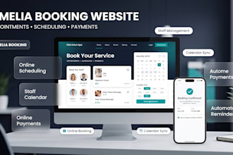 create amelia booking website for appointment booking and online scheduling
