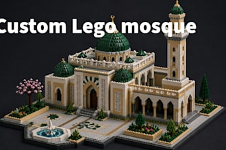 create lego moc 3d lego model with instructions and brinklink studio partlist