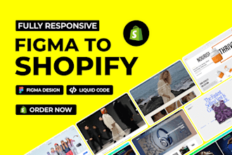 convert figma to shopify store design and custom shopify website development