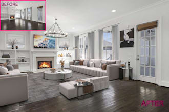 create photorealistic interior and exterior 3d visualization and virtual staging