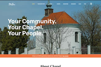 design wix church website ministry donation nonprofit charity donation  website