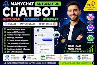 build manychat automation manychat chatbot whatsapp ai chatbot manychat expert