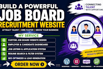 build a job board, recruitment hiring staffing agency consultant website design