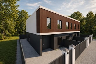 create sketchup 3d architectural models